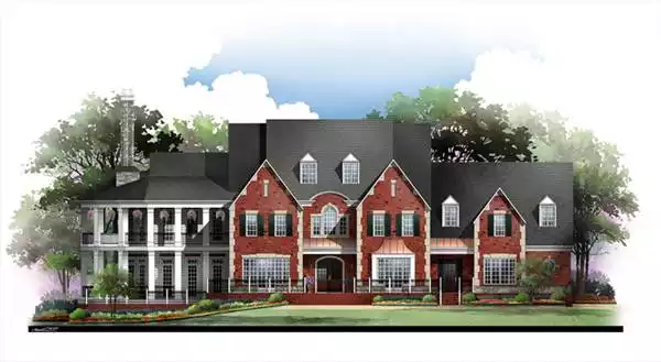 image of french country house plan 6019